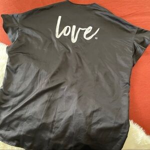 Victoria’s Secret | silky satin love. Black robe O/S